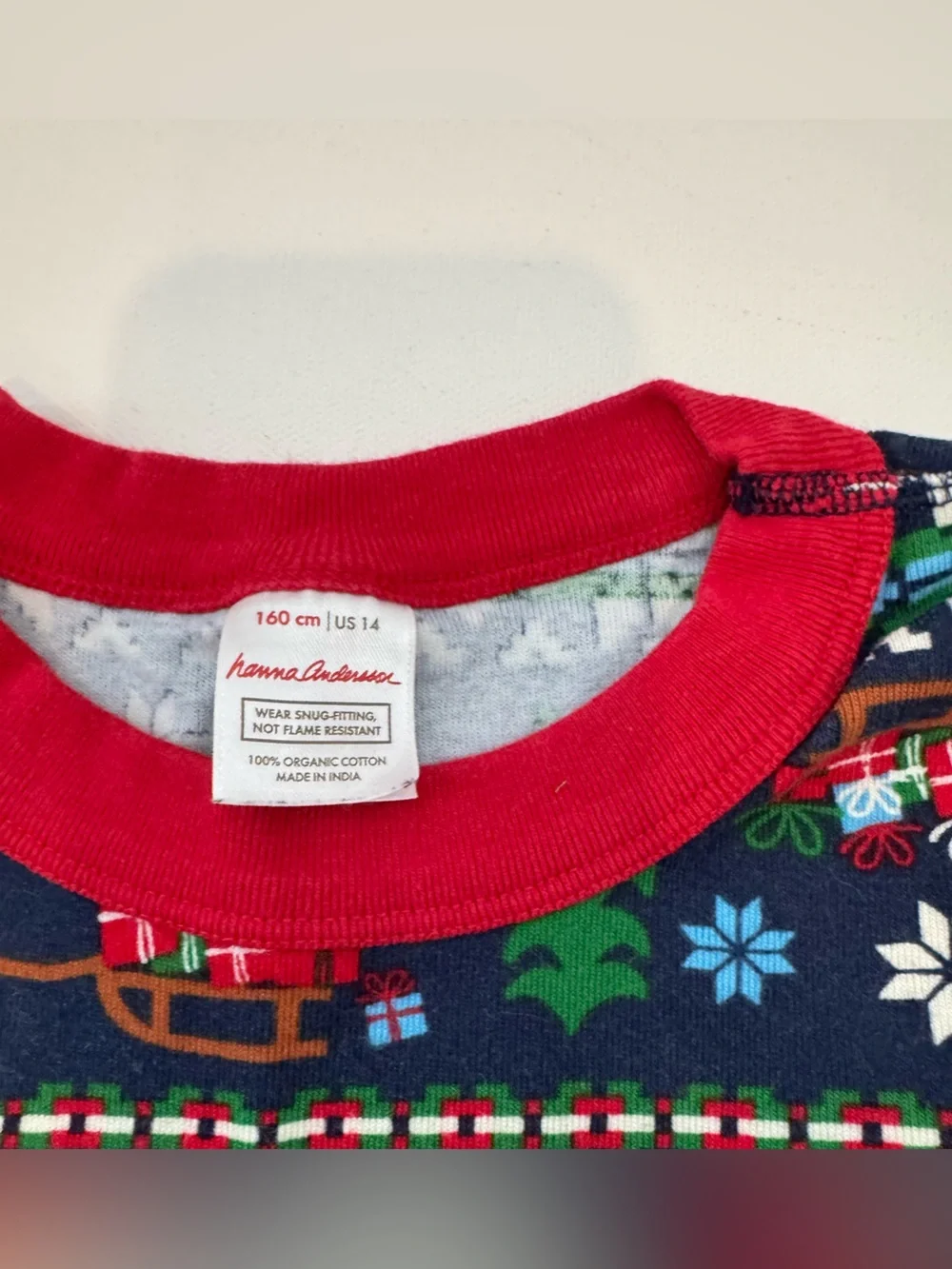 Hanna Andersson Gnome Sweet Gnome Christmas Pajamas – Size 160 / US 14